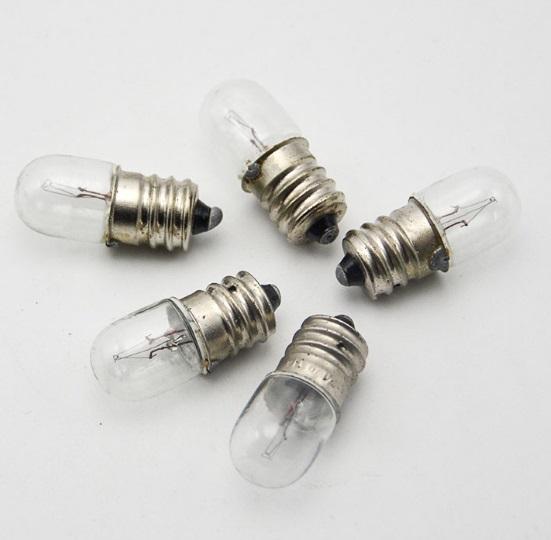 Combo 5 Bóng đèn sợi đốt 28V 0.11A đuôi xoáy 12mm E12