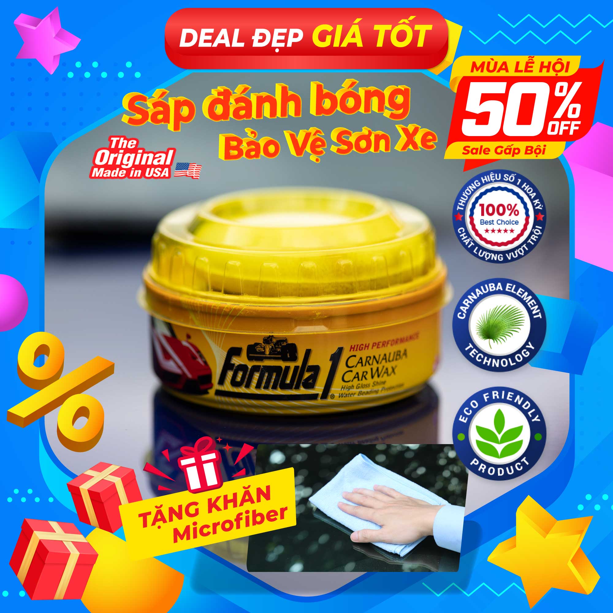 Sáp Đánh Bóng Hộp Lớn FORMULA 1 613762 340g