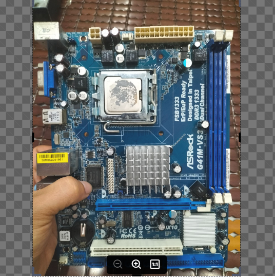 Main G41 Asrock dùng Ram DDR3 kèm Fe
