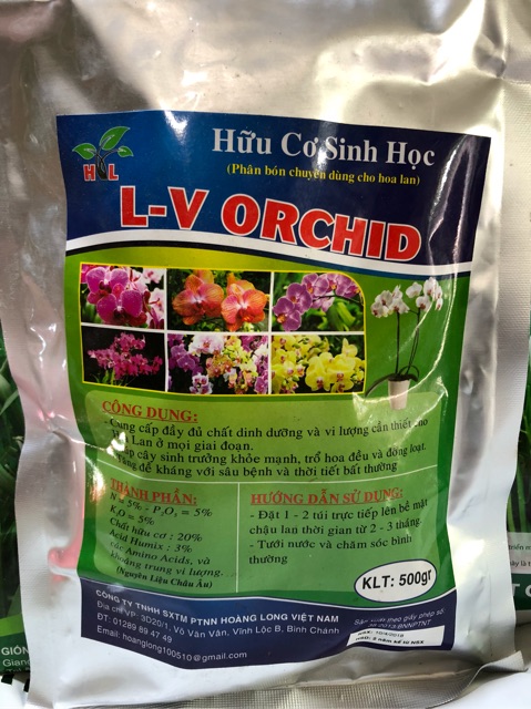 PHÂN BÓN CHUYÊN DÙNG CHO PHONG LAN (dạng túi lưới đặt gốc)