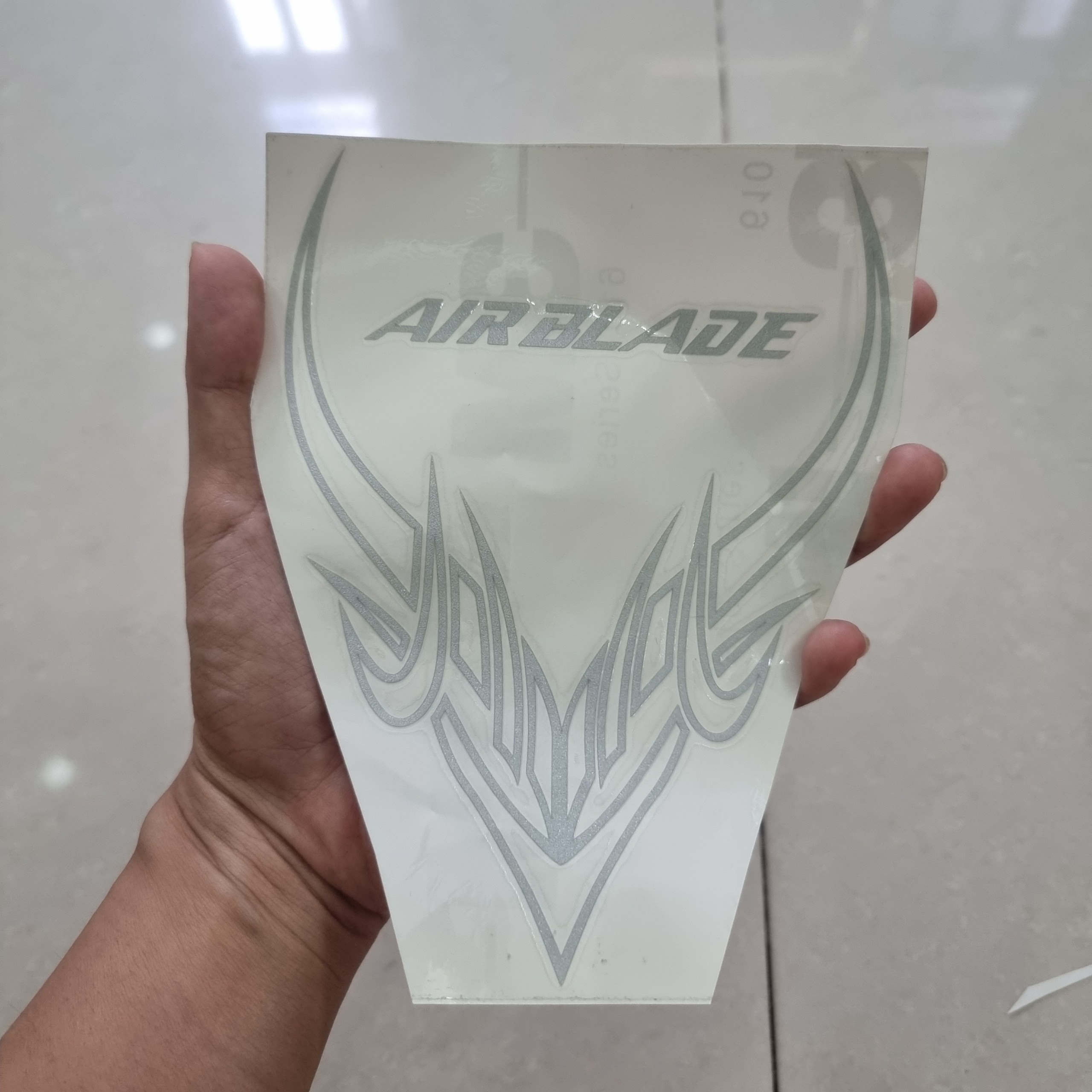 Tem dán vè trước xe air blade ab honda phản quang