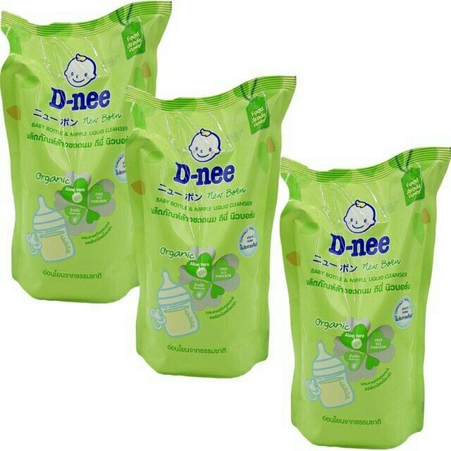 Hsd 2025, 3 túi - combo 3 túi rửa bình sữa dnee 600ml thái lan