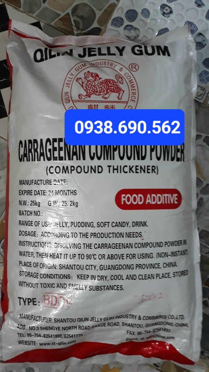 Bột rau câu - JELLY POWDER_Bao 25Kg