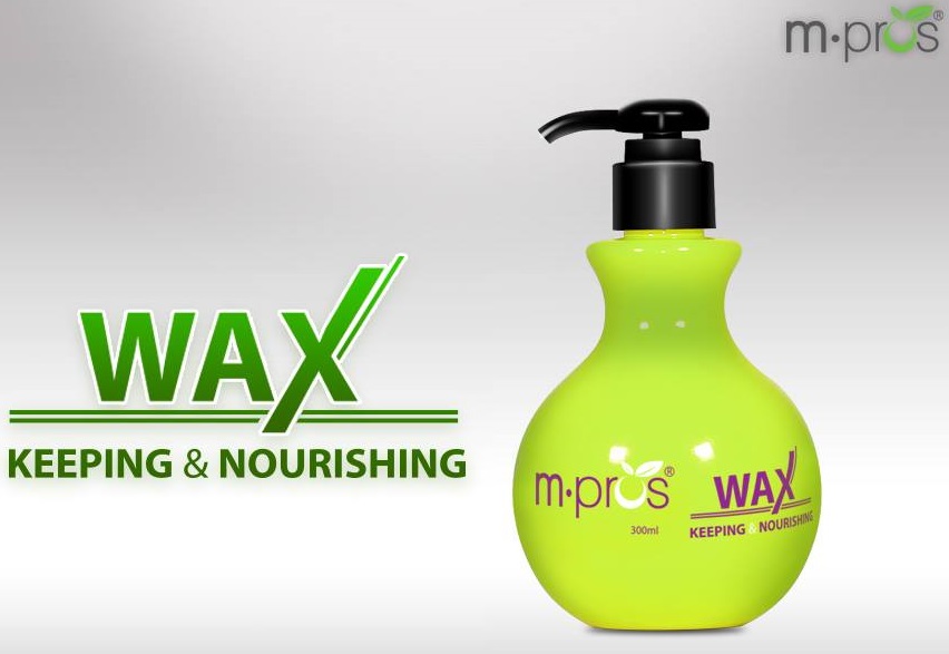 WAX DÂY TẠO NẾP & DƯỠNG BÓNG TÓC M.PROS 300ML [XANH CHUỐI]