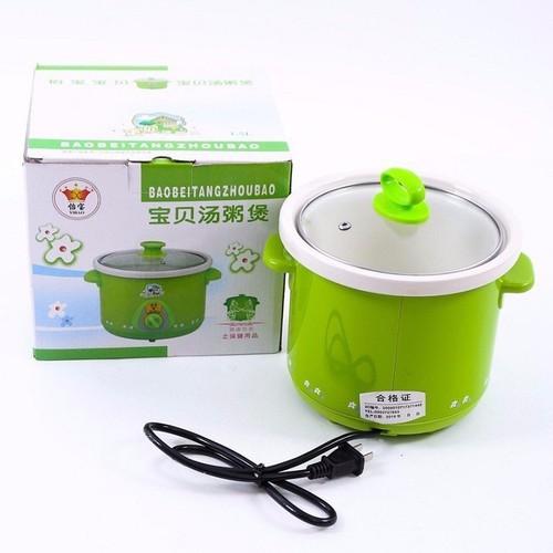 NỒI NẤU CHÁO CHẬM CHO BÉ 1,5L ( TẶNG MÓC DÍNH TƯỜNG 10K )