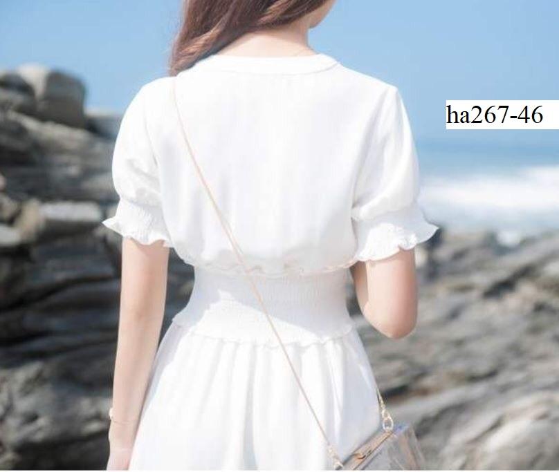 ha267- Đầm tiểu thư sang trọng
