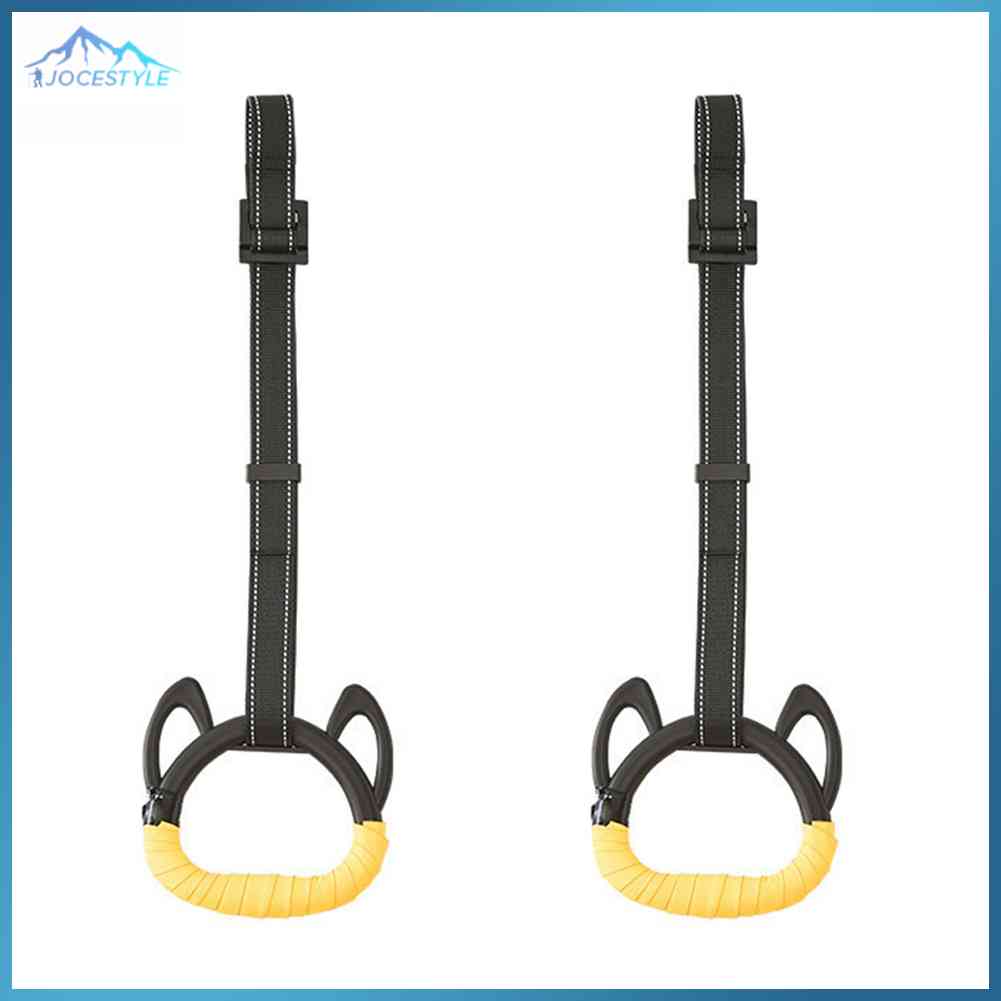 1Meter/2Meter Kids Gym Lifting Ring Adjustable Strap Pull Up Strength Training Equipment