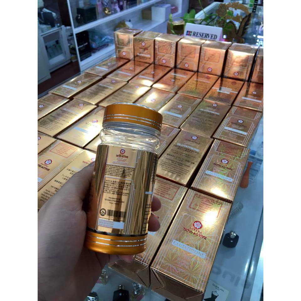 VIÊN UỐNG TRẮNG DA TATIO ACTIVE GOLD GLUTATHIONE