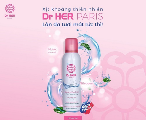 [Free Makeup Remover] Dr Her Paris Mineral Spray 150ml