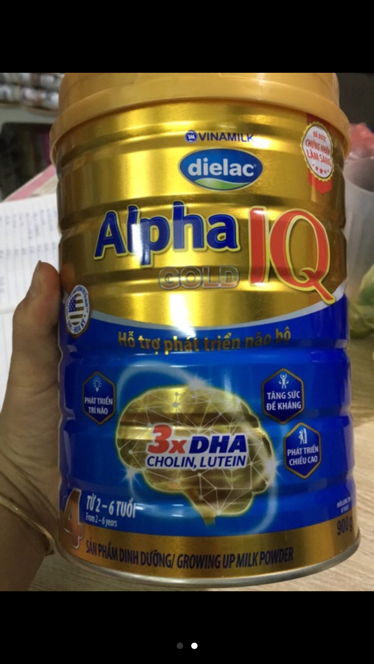 [HCM]Sale sốc - Sữa bột dielac alpha gold 4 900g vinamilk