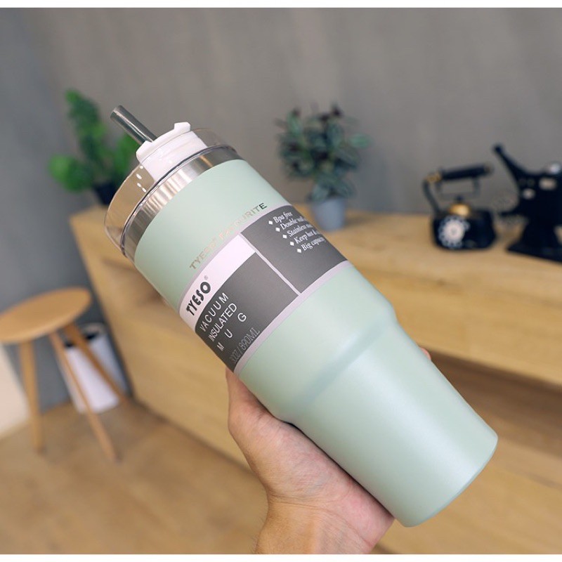 [Mã LIFEHLSALE1 giảm 10% đơn 150K] Ly giư nhiệt tyeso 600ML - 890ML