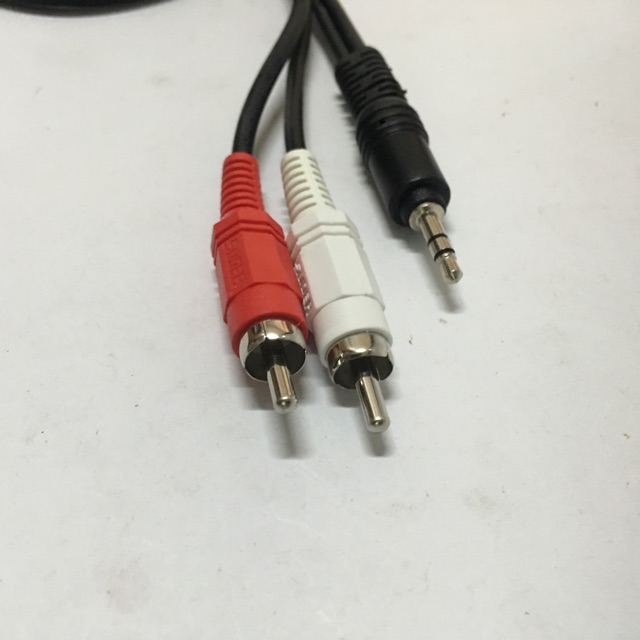 Dây loa 35mm ra 2 đầu AV (3m)