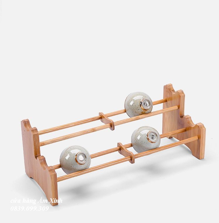 Gác chén bằng tre tự nhiên