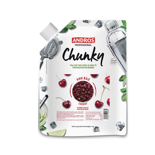 Mứt Andros Chunky Anh Đào/Cherry