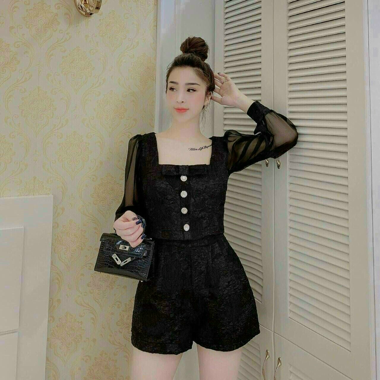 SÉT BỘ ĐÙI GẤM  NỮ CAO CẤP SIÊU ĐẸP