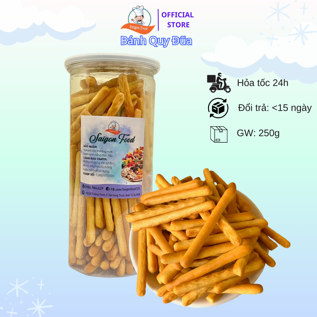 BÁNH QUY ĐŨA MẶN - THƠM NGON - GIÒN TAN