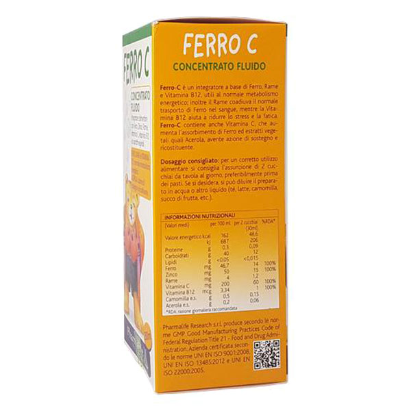 FERRO C BIMBI - Bổ sung sắt, kẽm, vitamin C cho bé