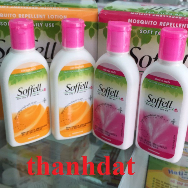 soffell kem xua muỗi chai 60ml soffel