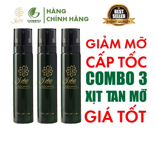 Xịt Tan Mỡ Nano Jplus giảm cân an toàn hiệu quả
