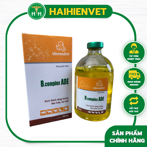 B.COMPLEX ADE - 100ml- kích thích tiêu hóa, trợ sức