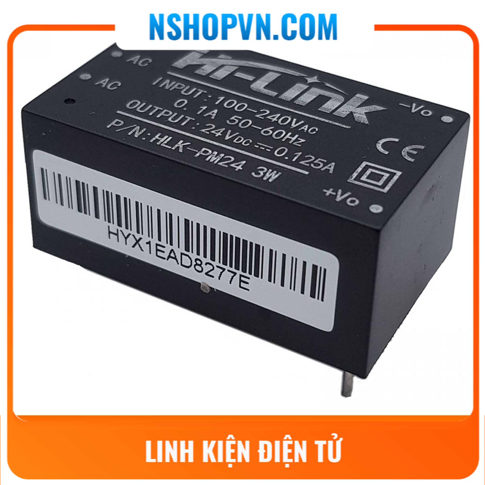 Module nguồn ac-dc hi-link hlk-5m5 5v - 5w, hlk-5m12 12v - 5w, hlk-pm24 24v -3w