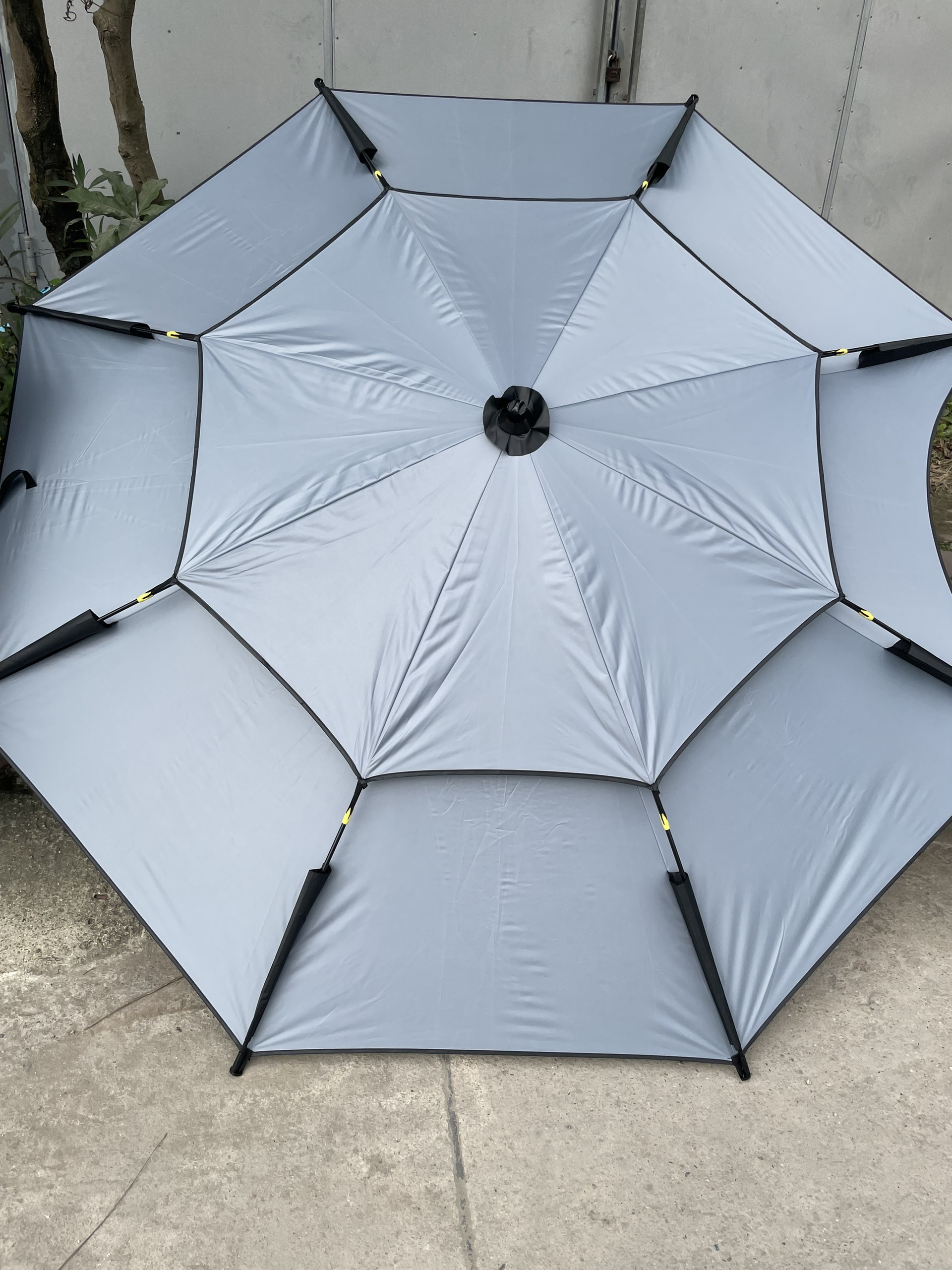 Ô Dù Che Nắng Mưa Dùng Cho Câu Cá, Dã Ngoại 2m2/2m4 2 Tầng Nhiều Màu Sắc