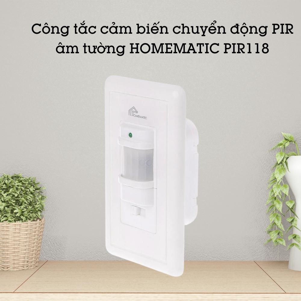 Công tắc cảm biến cầu thang âm tường PIR118