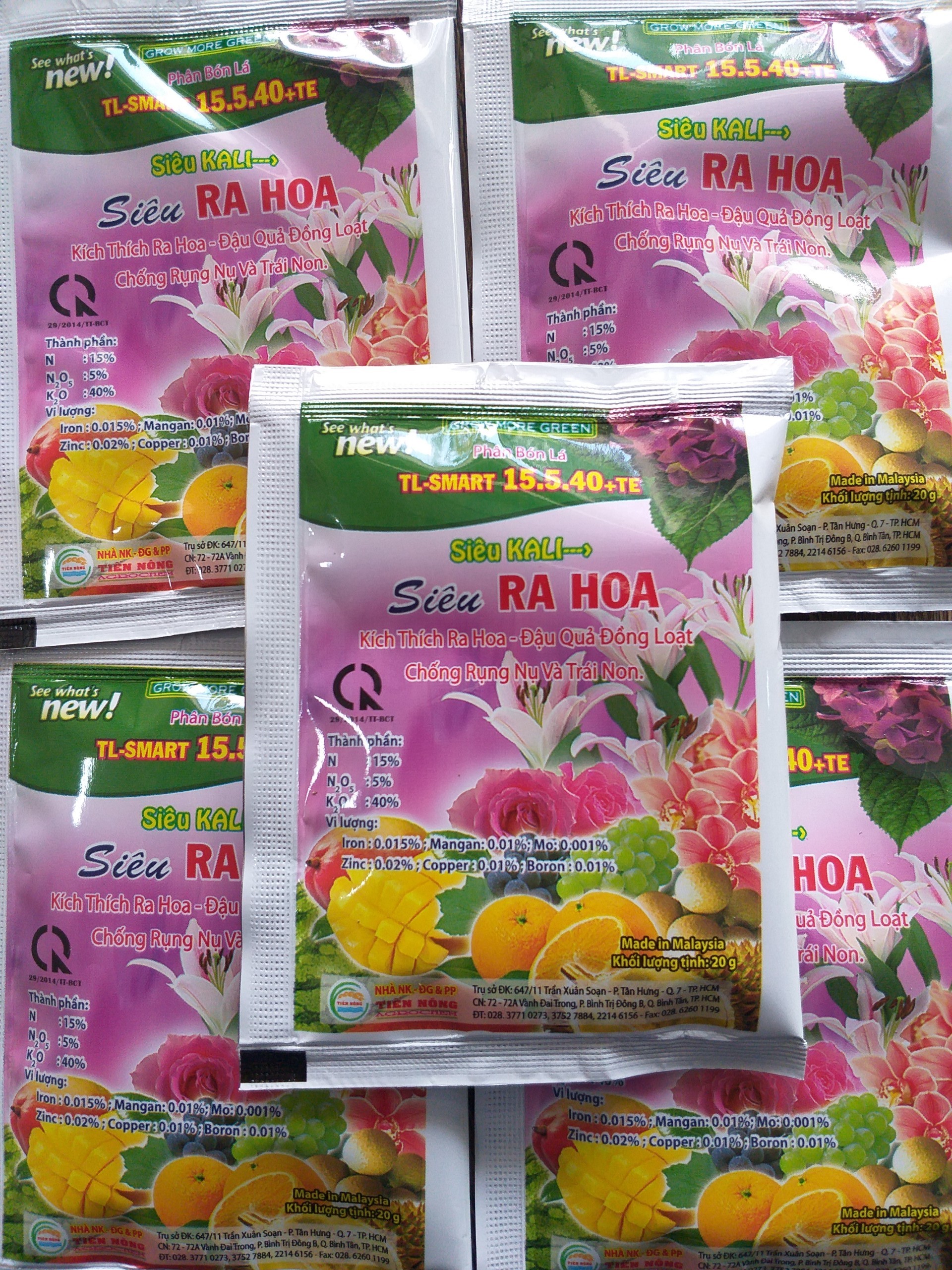 Phân bón lá Siêu ra hoa - 20gr - sieurahoa