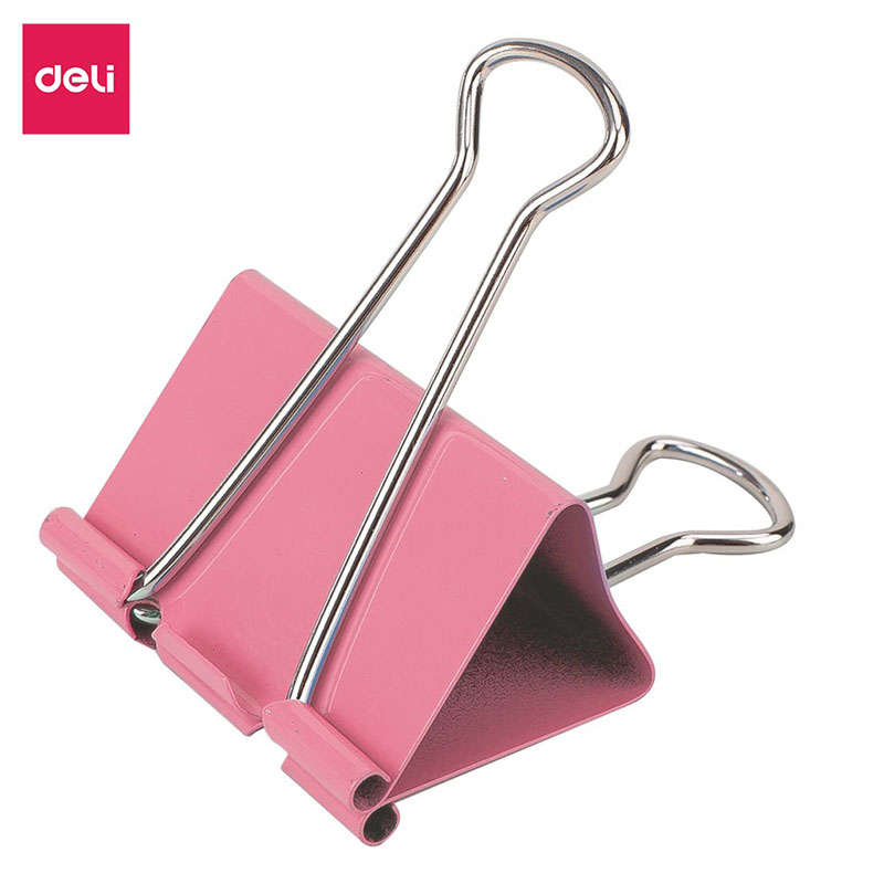 Kẹp bướm màu 19mm 8555A (Deli)