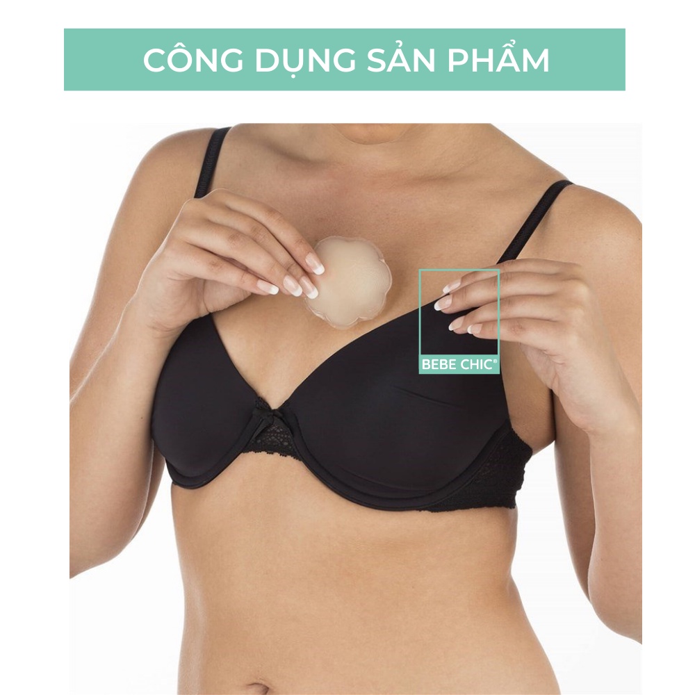 Cặp Miếng Dán Nâng Ngực Cao Cấp Tái Sử Dụng BEBE CHIC