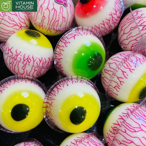 [HÀNG ĐỨC] Kẹo dẻo con mắt có nhân Trolli Pop eye 18.8g