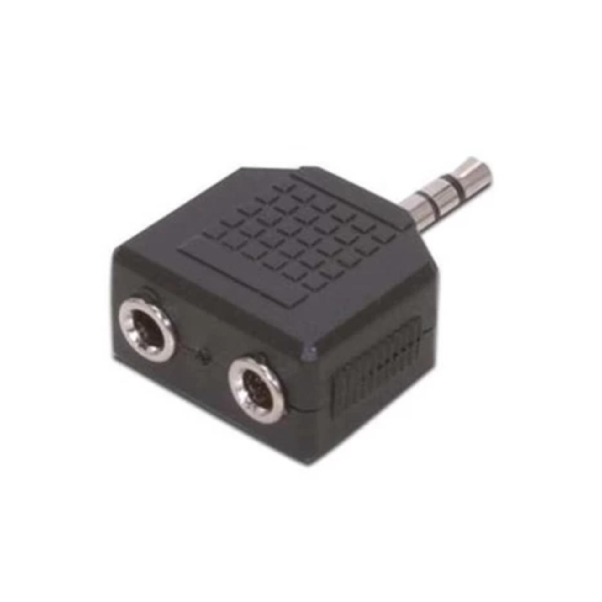 Đầu chia jack loa chuẩn 3.5 từ 1 ra 2