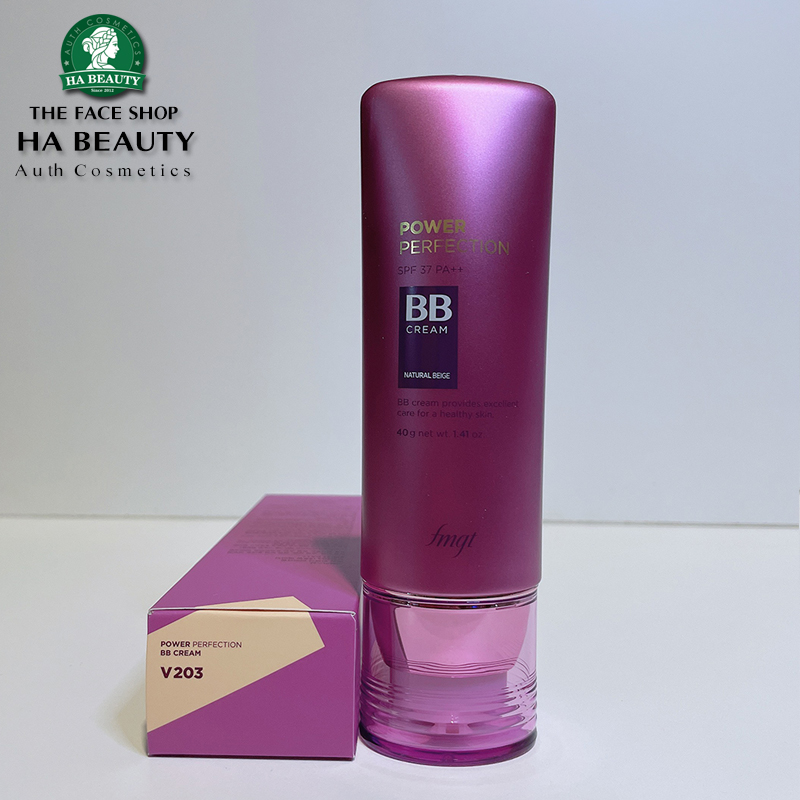 Kem nền che khuyết điểm kiềm dầu trang điểm đa năng BB Cream Power Perfection Hàn Quốc The Face Shop 20g SPF37 PA++
