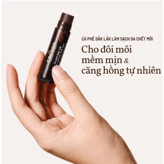 [HCM][CHÍNH HÃNG] Cà Phê Đắk Lắk Làm Sạch Da Chết Môi Cocoon 5g