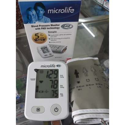 [HCM]MÁY ĐO HUYẾT ÁP BẮP TAY MICROLIFE BP A2 CLASSIC
