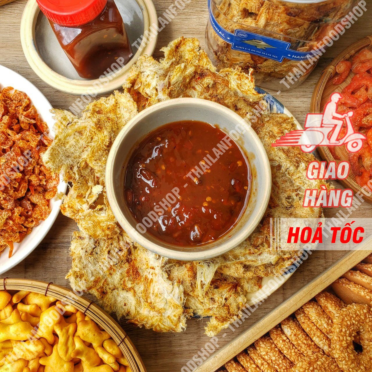 Khô Cá Đuối Mắm Me - Hộp 350gr
