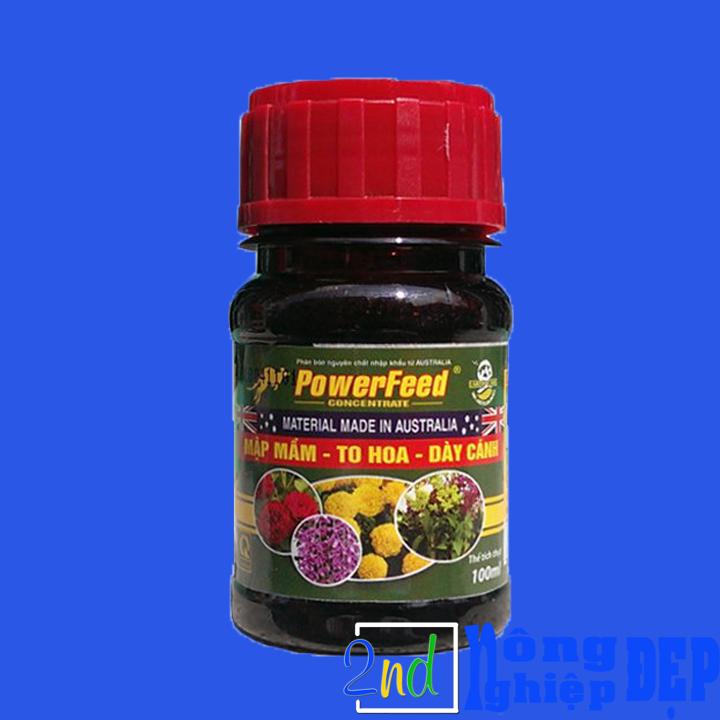 Powerfeed 100ml - phân cá không mùi - Mập Thân, Lá