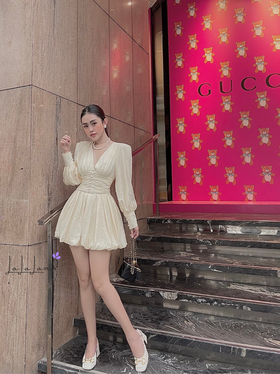 Đầm jum 7 nút D031K