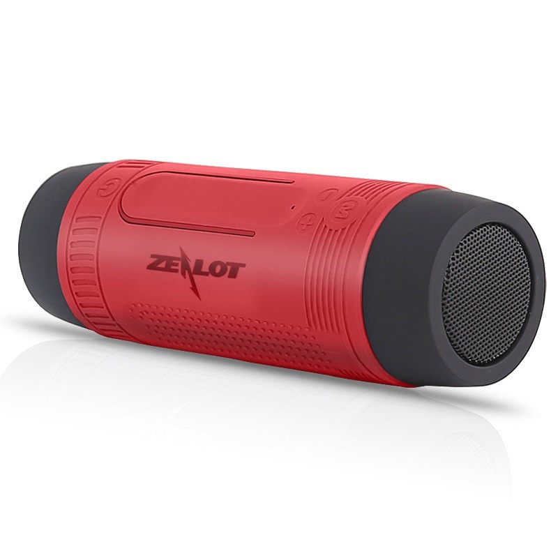 Loa Bluetooth Zealot S1 kiêm đèn pin chiếu sáng phù hợp lắp đặt cho xe đạp