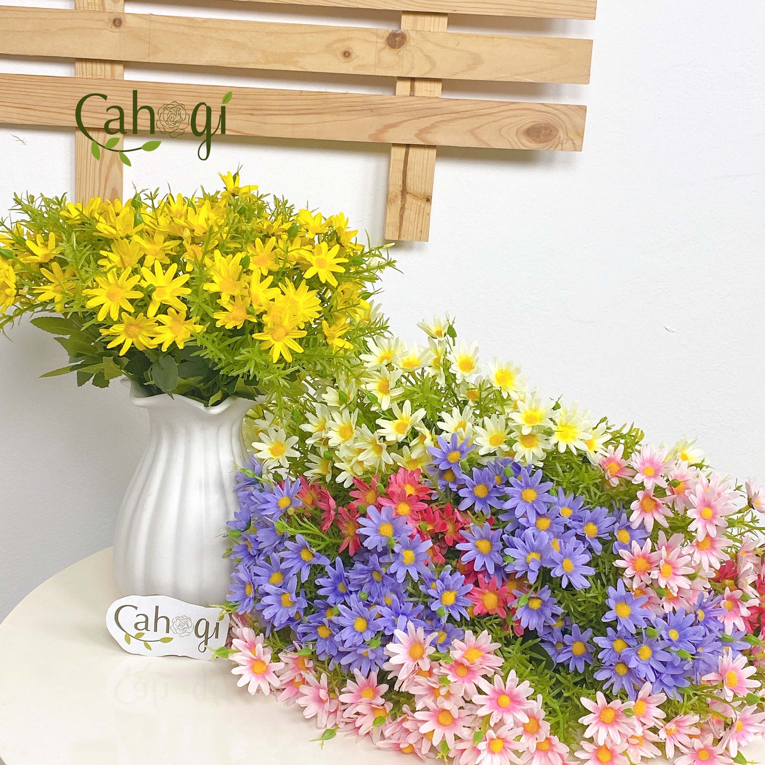 Hoa Giả Chùm Cúc Họa Mi 30 Cm