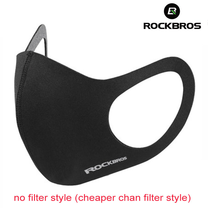 ROCKBROS bicycle activated carbon valve with filter dust-proof riding anti-pollution protective face cover