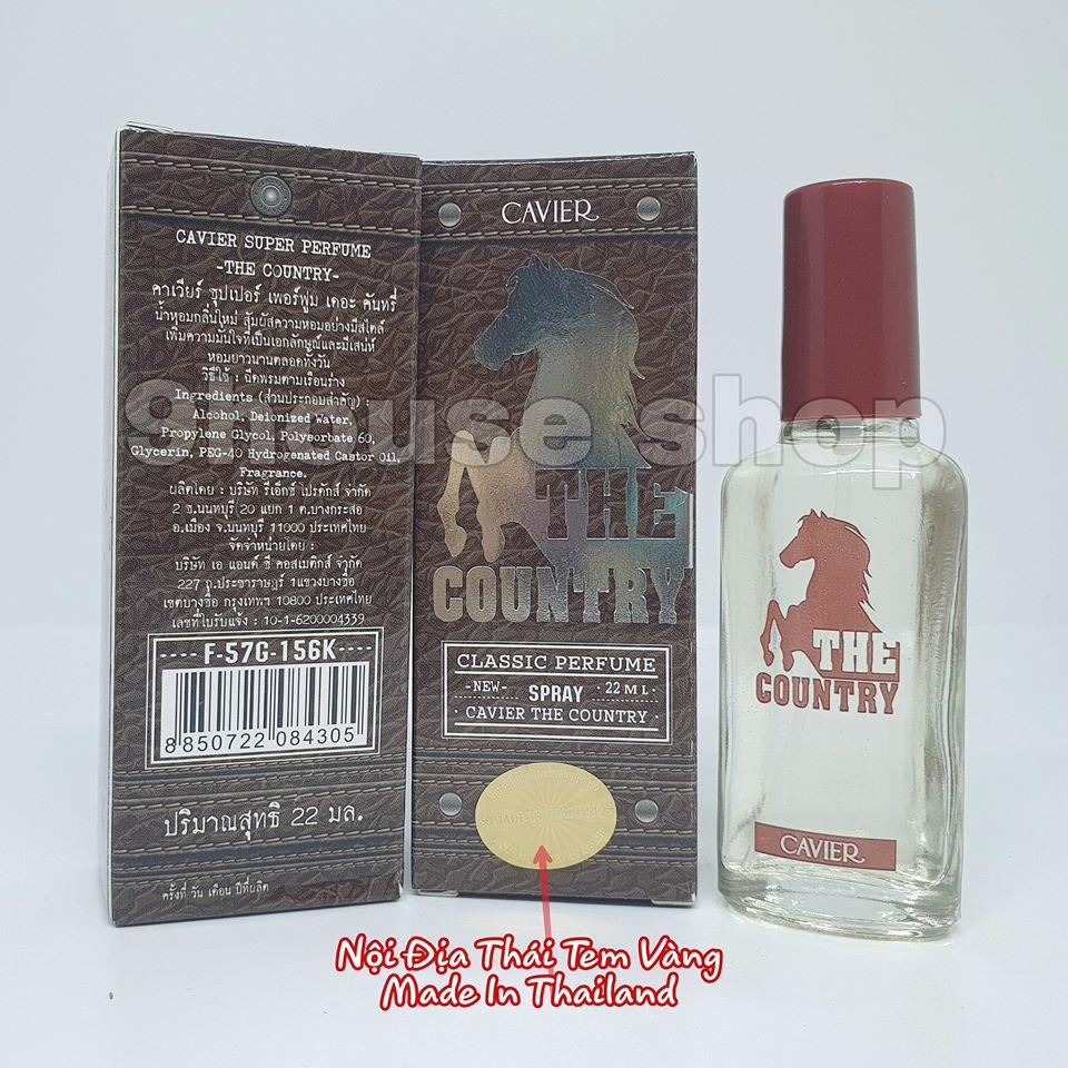 Nước Hoa CAVIER THE COUNTRY Thái Lan 22ml