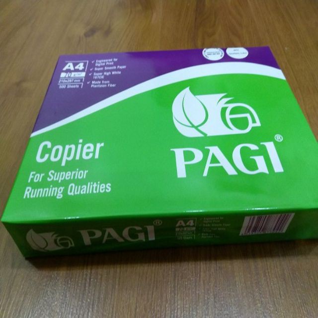 Giấy in A4 Pagi định lượng 70