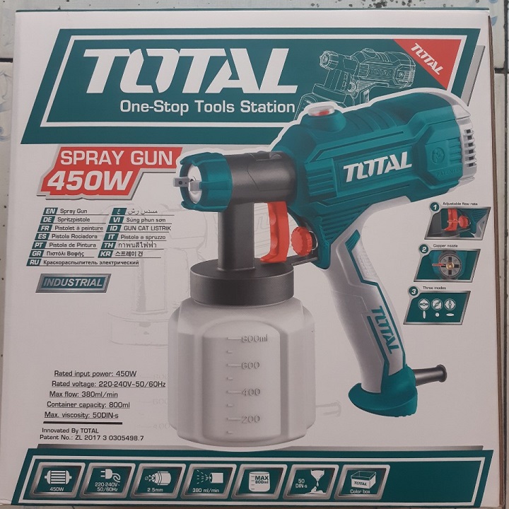 Máy phun sơn bằng điện total 450w