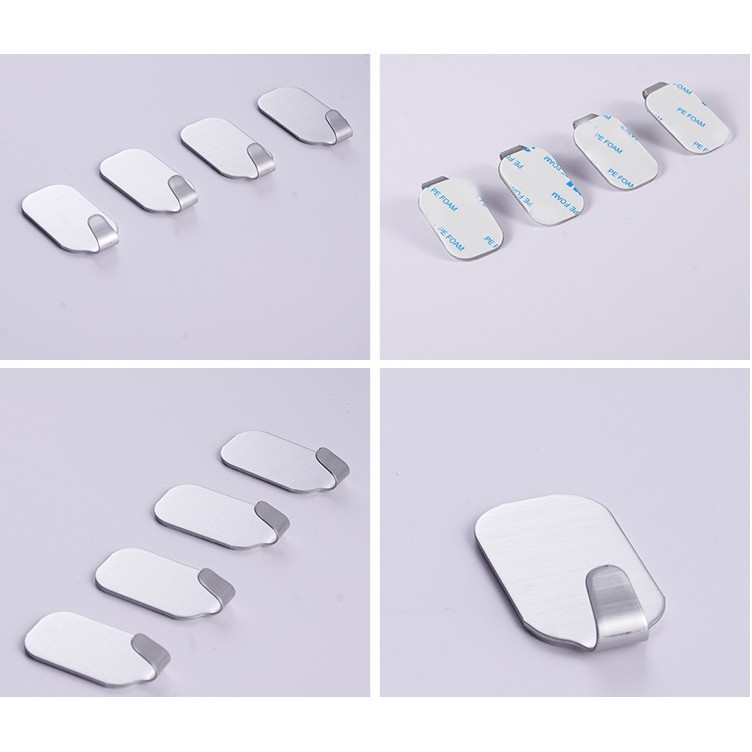 Combo 10 Móc Treo Dán Tường, Móc Treo Đồ Siêu Dính HOOK