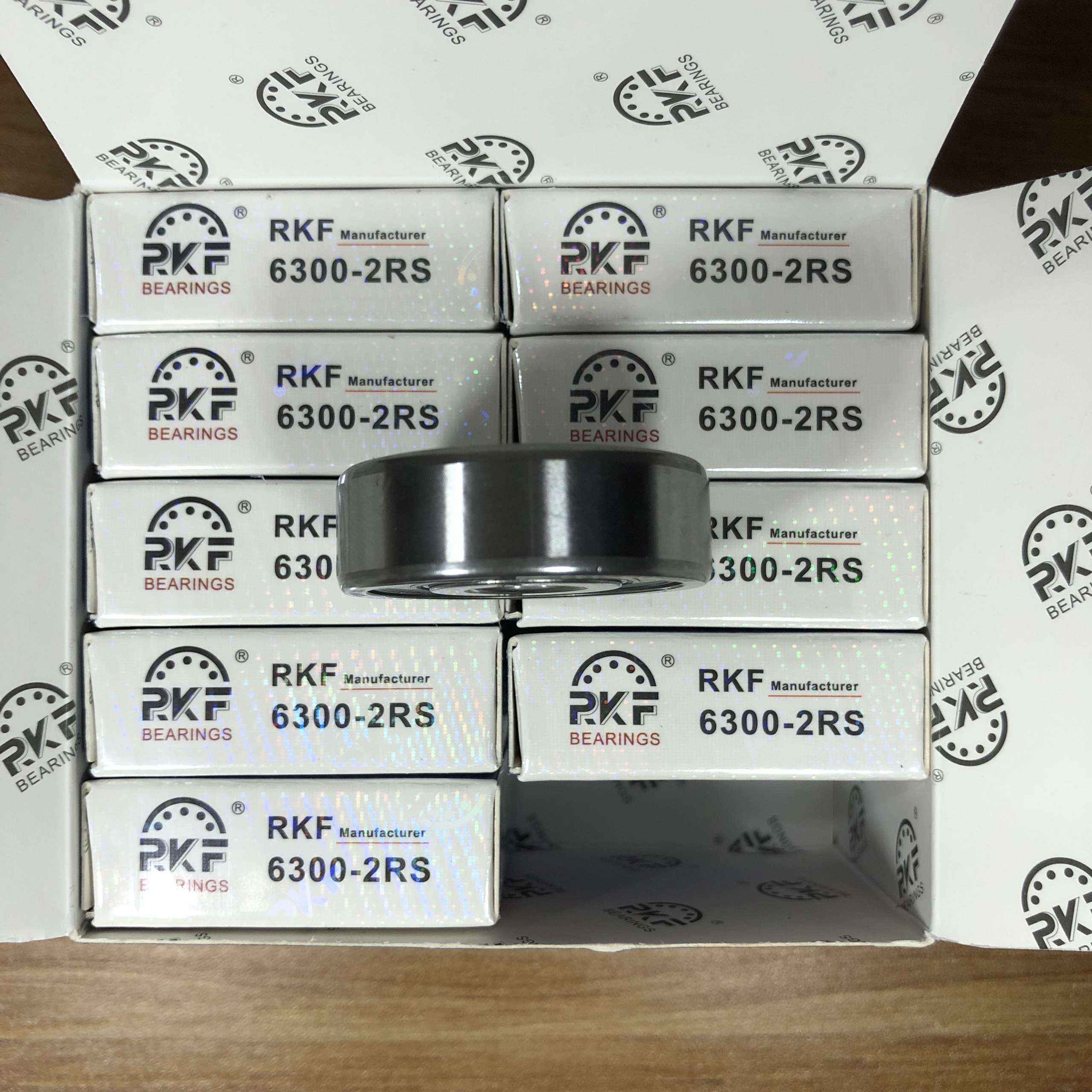 Hộp (RKF) 10 cái Bạc đạn 6300 2RS Chất lượng, bền, đẹp Phụ tùng