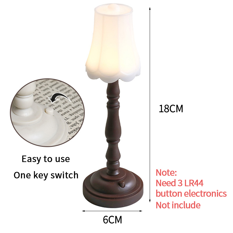 Đèn Led Mini Để Bàn Bảo Vệ Mắt Phong Cách Bắc Âu Retro
