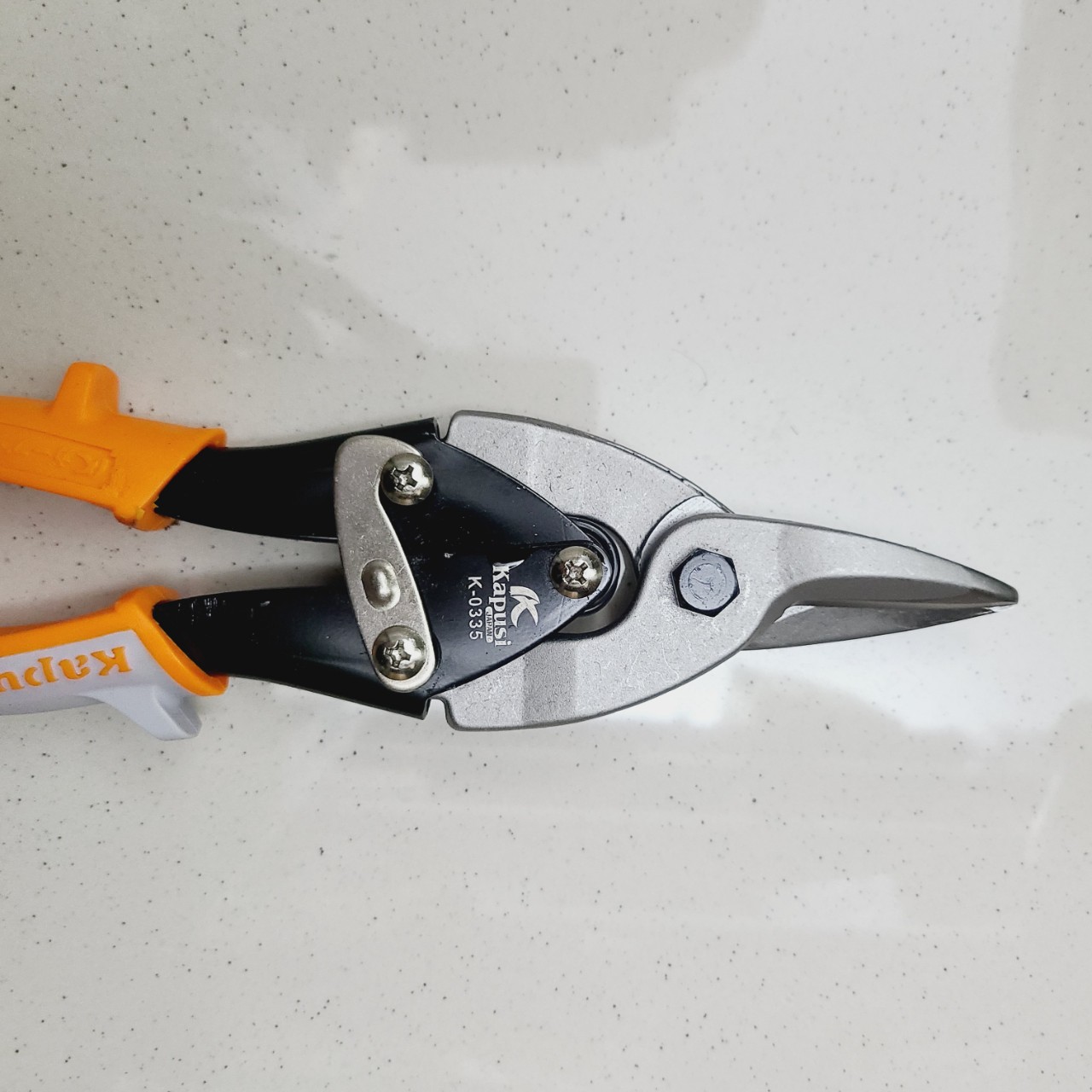 Kéo cắt Tôn , cắt xương trần thạch cao mũi thẳng 10" Kapusi' mũi thẳng_K0335