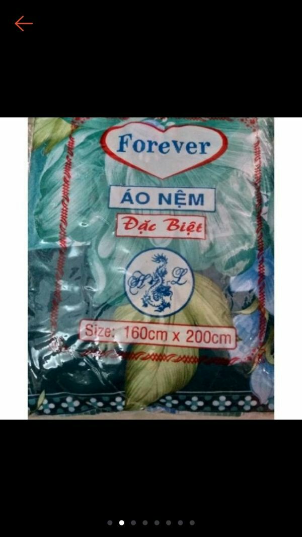 [HCM]áo nệm 2 lớp thun lạnh 1m8 x 2m
