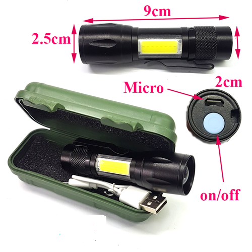 Đèn pin mini siêu sáng T1,Đèn pin mini cao cấp siêu sáng T1